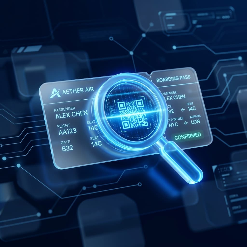 AI Flight Search Interface