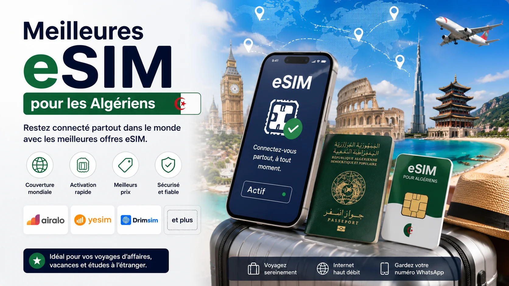  دليل المسافرين الجزائريين لاختيار أفضل شريحة إلكترونية في 2026 - Travel Guide Clickyan24