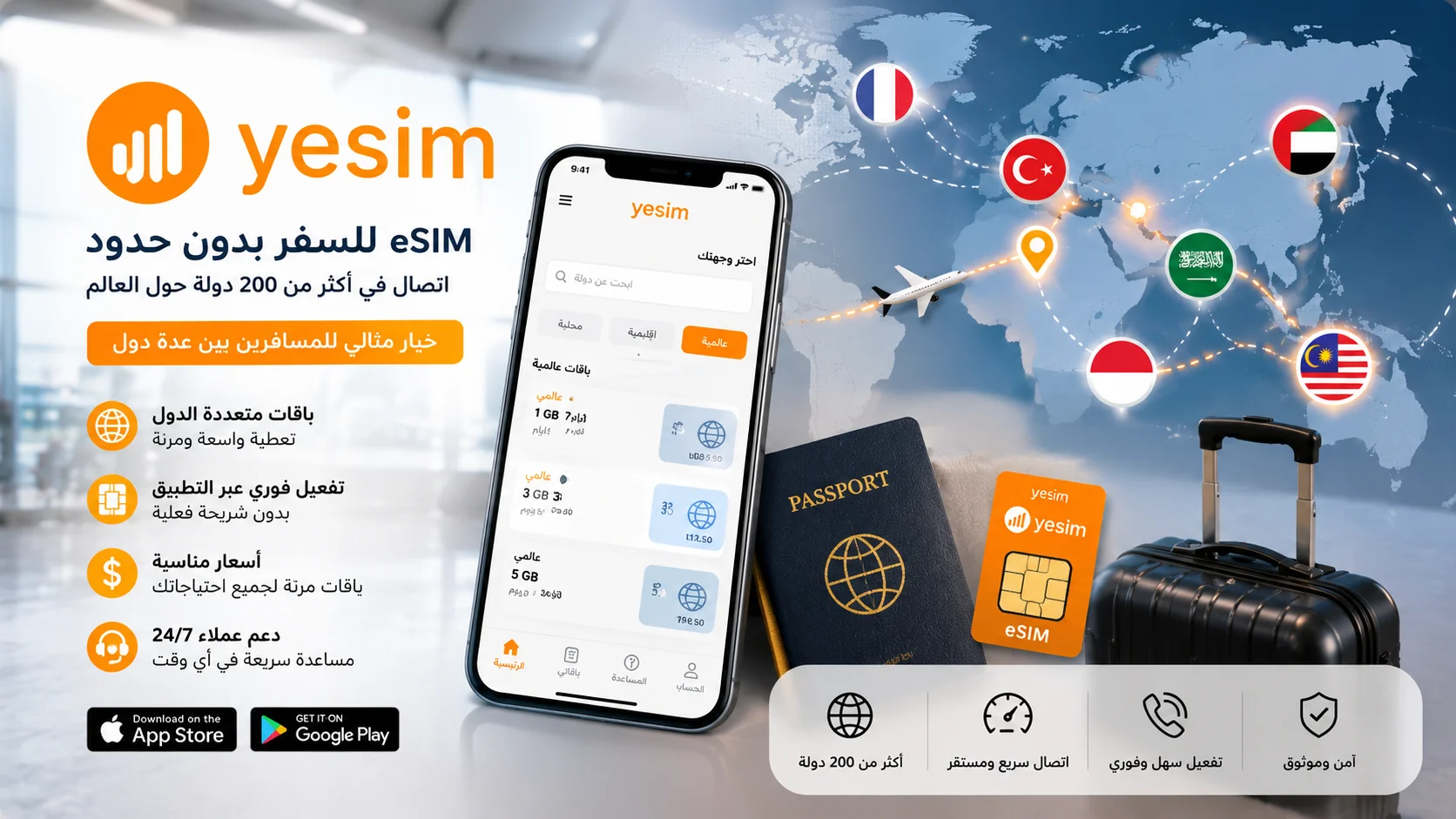 eSIM for unlimited travel
