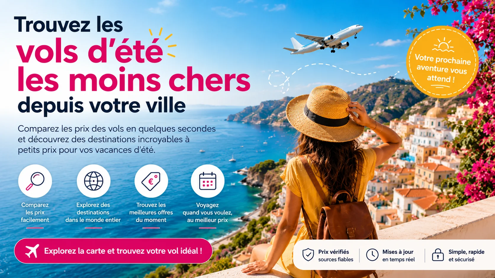 Trouvez les vols d'été les moins chers depuis votre ville - Travel Guide Clickyan24